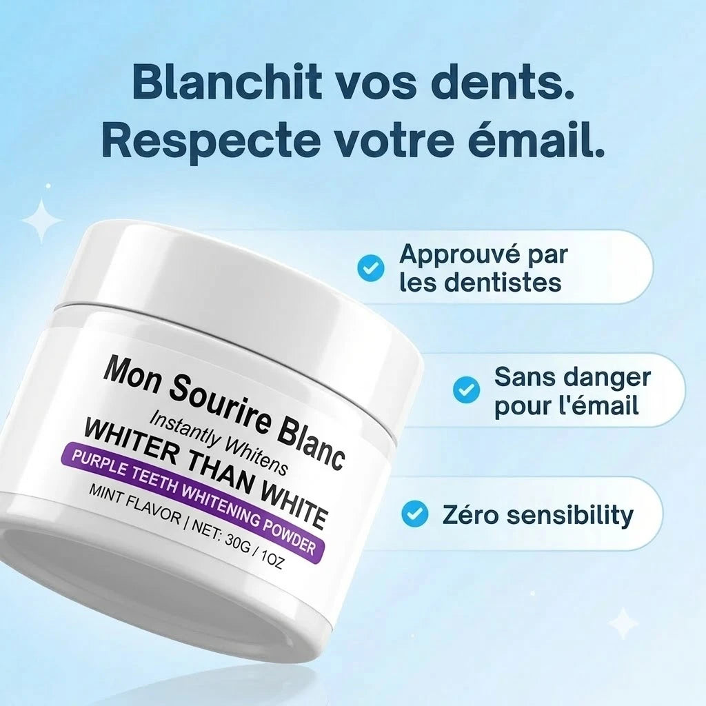 Poudre Éclat Dentition - Sans Peroxyde