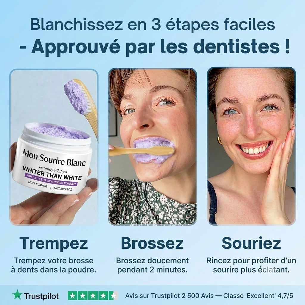 Poudre Éclat Dentition - Sans Peroxyde