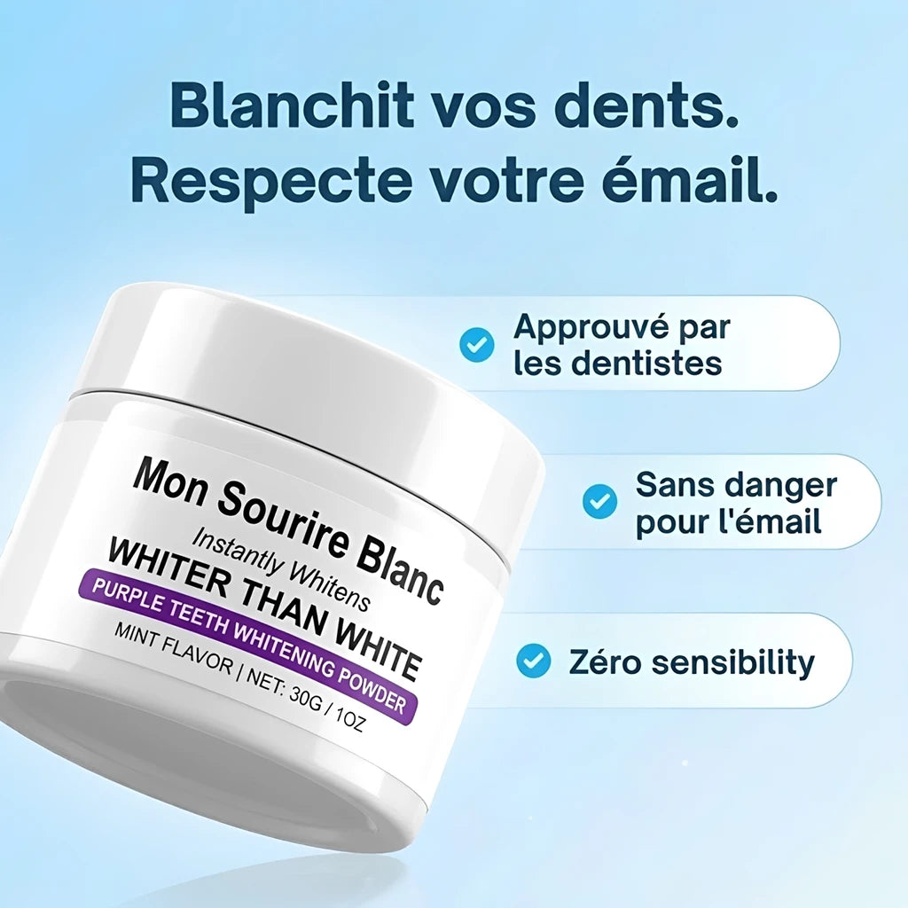 Poudre Éclat Dentition - Sans Peroxyde