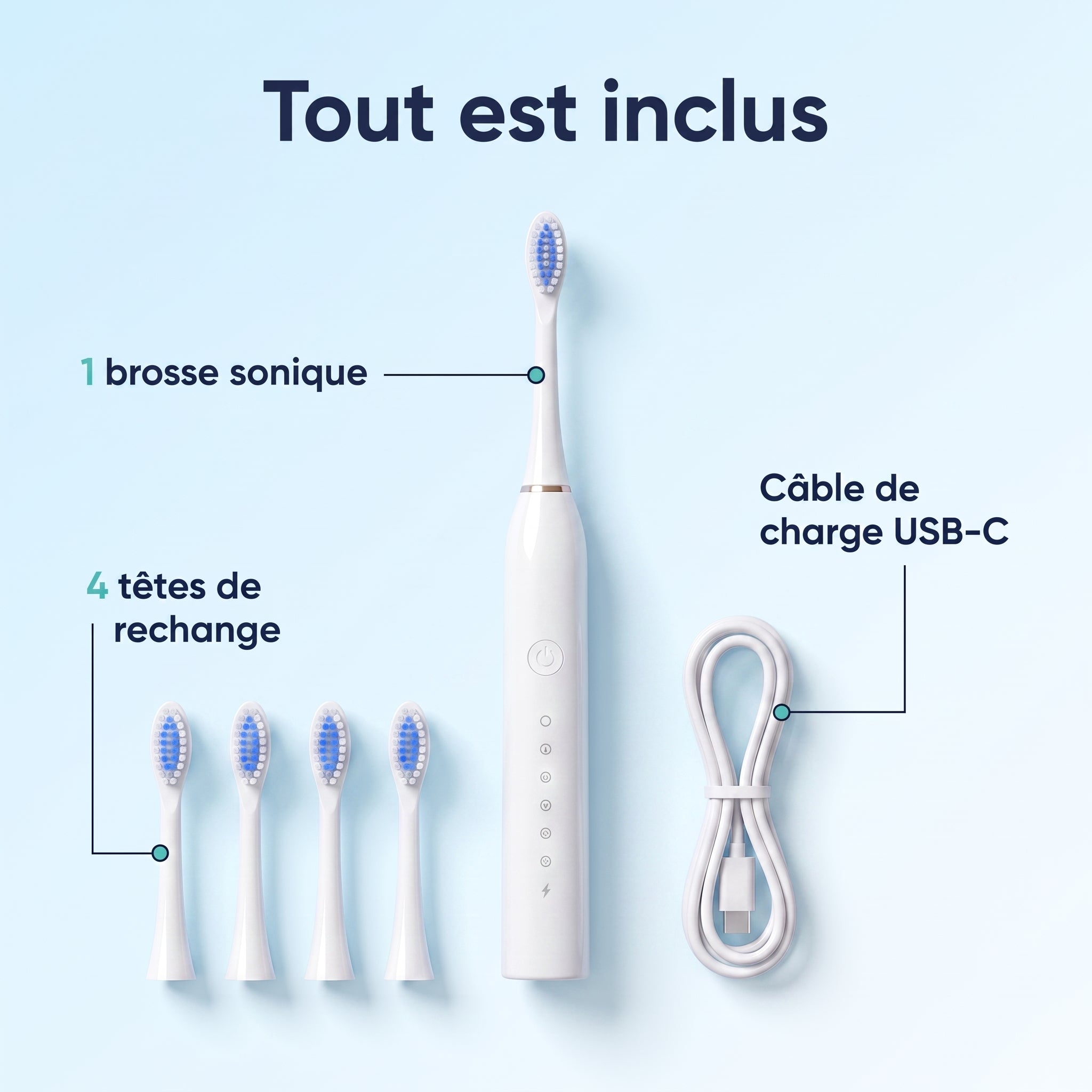 Brosse à Dents Électrique Blancheur - SoftClean Pro™